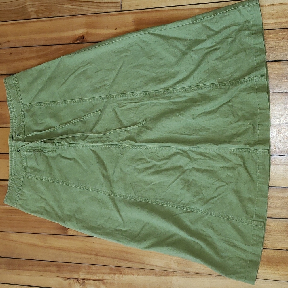 Jcrew linen/cotton skirt